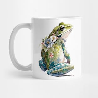 Floral Frog Art Mug